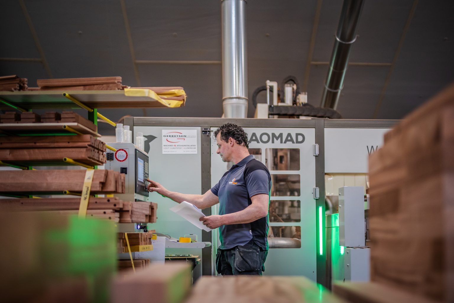 Aan het werk bij Bouwkamp